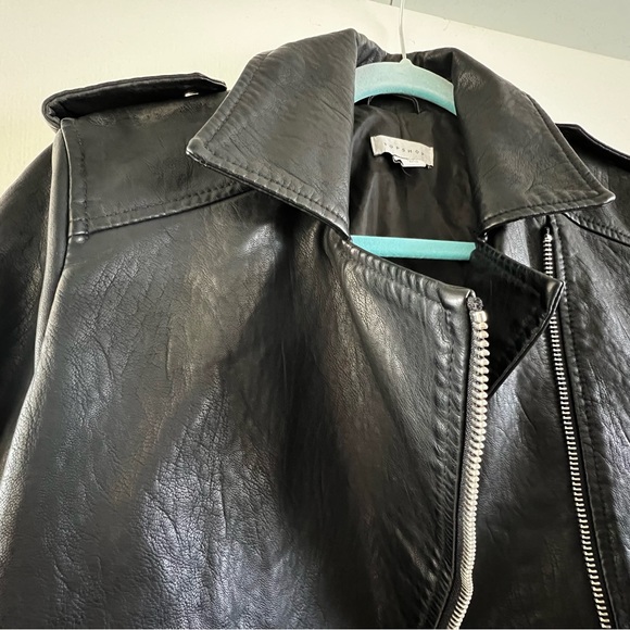 Top Shop Leather Jacket - Picture 3 of 4